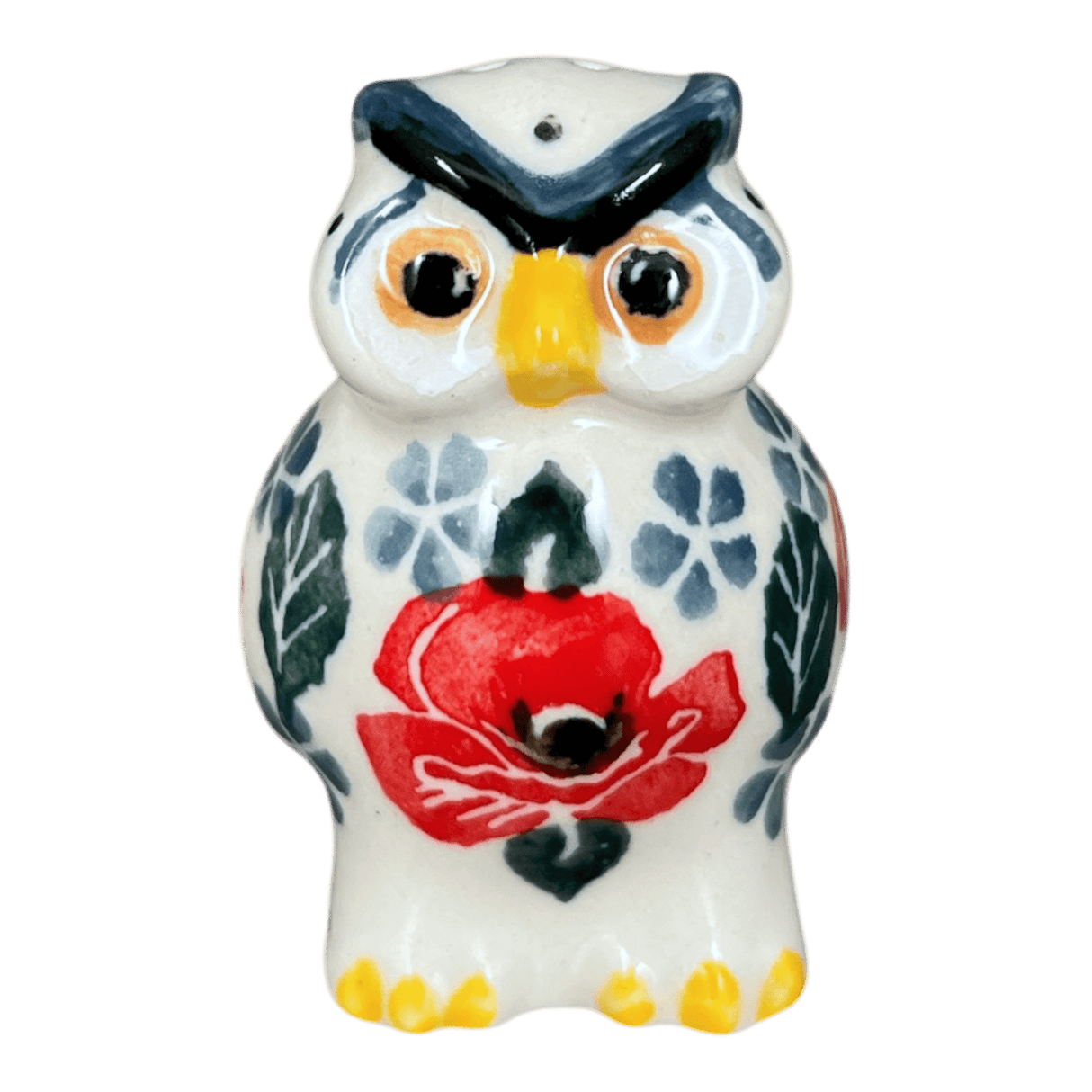 Shaker, Owl, 2.25" in "Rosie's Garden" by Ceramika Artystyczna | AD91-1490X