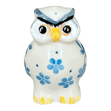 Shaker, Owl, 2.25" in "Pansy Blues" by Ceramika Artystyczna | AD91-2346X