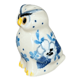 Shaker, Owl, 2.25" in "Pansy Blues" by Ceramika Artystyczna | AD91-2346X