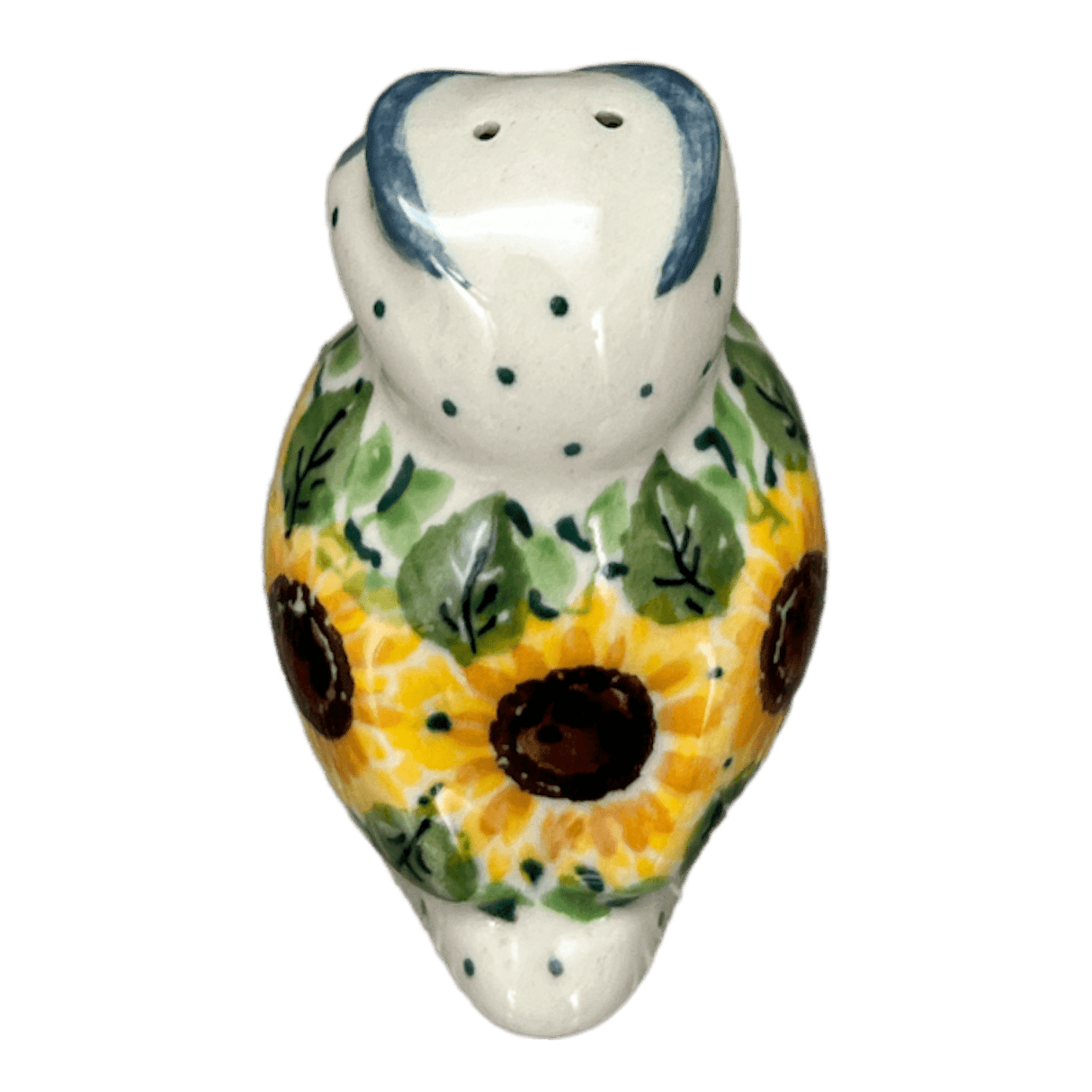 Shaker, Owl, 2.25" in "Sunflowers" by Ceramika Artystyczna | AD91-U4739