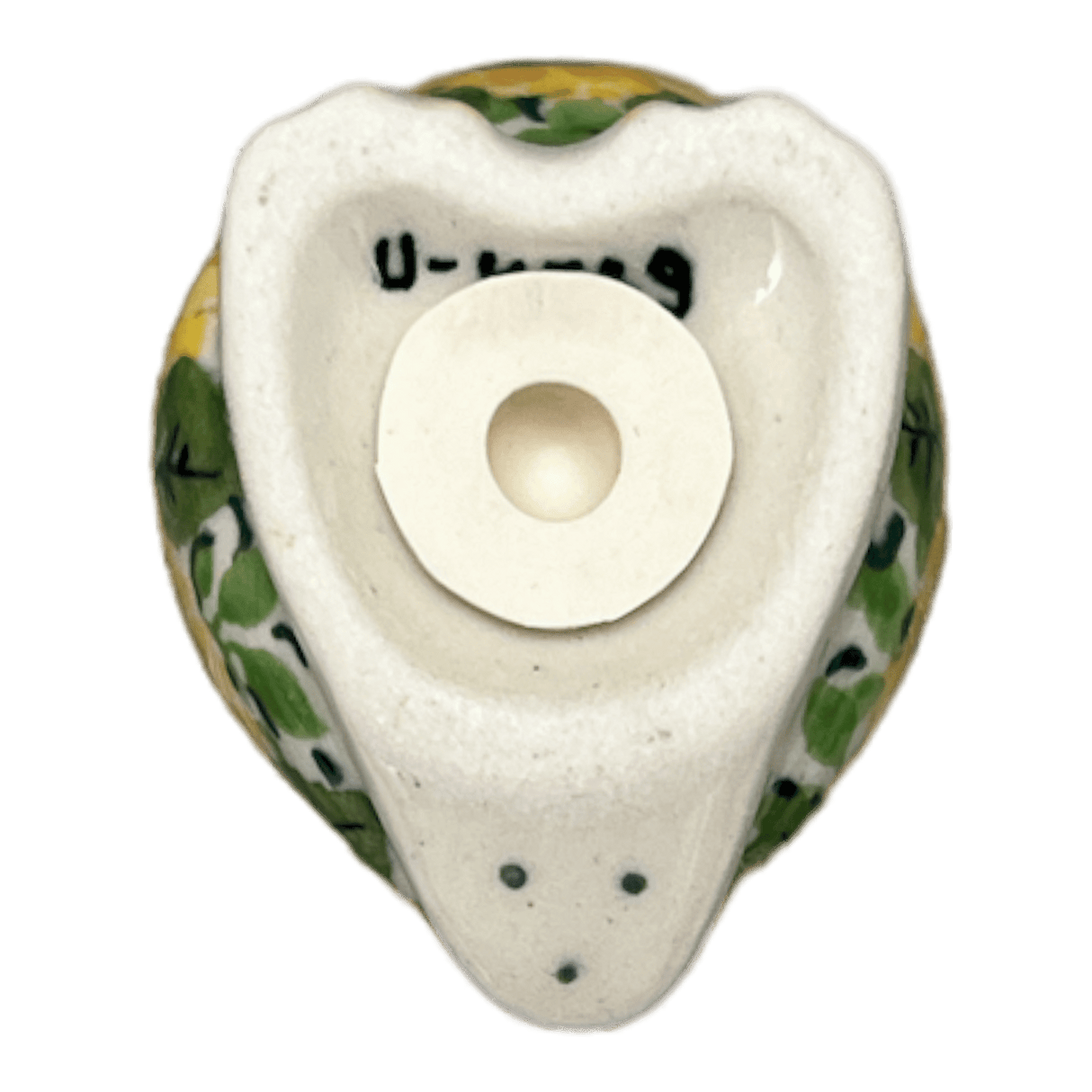 Shaker, Owl, 2.25" in "Sunflowers" by Ceramika Artystyczna | AD91-U4739