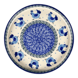 Small Round Tray, 7.75" in "Hens on the Run" by Ceramika Artystyczna | AE92-3329X