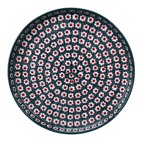 Tray, Round, 10" in "Riot Daffodils" by Ceramika Artystyczna | AE93-1174Q