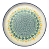 Polish Pottery Round Tray (Daffodils in Bloom) | AE93-2122X at PolishPotteryOutlet.com