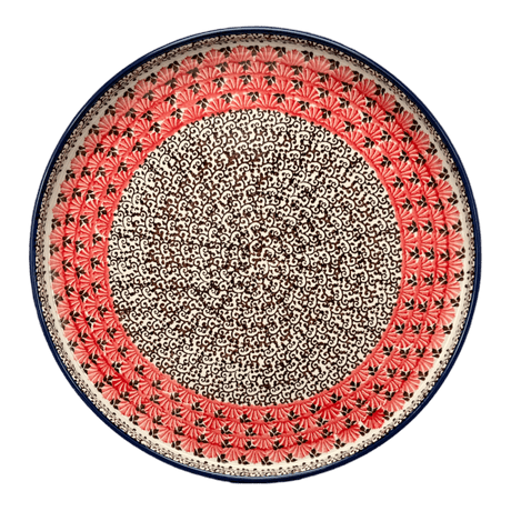 Tray, Round, 10" in "Coral Fans" by Ceramika Artystyczna | AE93-2199X