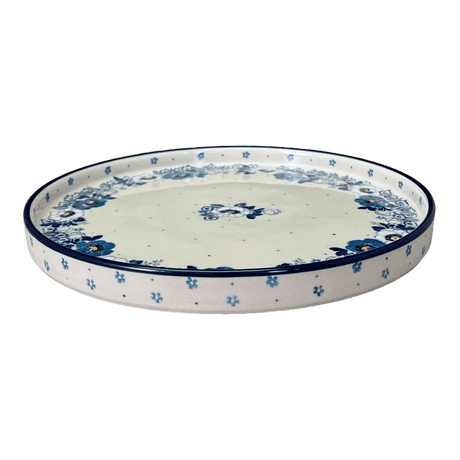 Tray, Round, 10" in "Dusty Anemone" by Ceramika Artystyczna | AE93-2221X