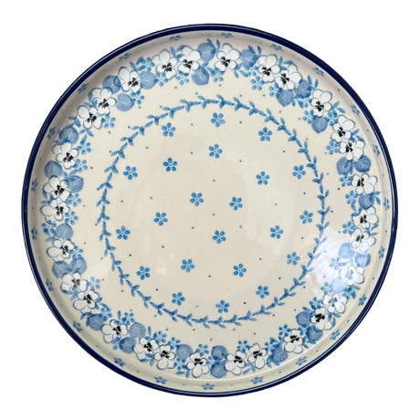 Tray, Round, 10" in "Pansy Blues" by Ceramika Artystyczna | AE93-2346X