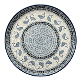 Tray, Round, 10" in "Periwinkle Pond" by Ceramika Artystyczna | AE93-2385X