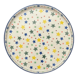 Tray, Round, 10" in "Star Shower" by Ceramika Artystyczna | AE93-359X