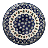 Tray, Round, 10" in "Peacock Pine" by Ceramika Artystyczna | AE93-366X