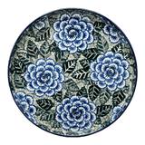 Tray, Round, 10" in "Blue Dahlia" by Ceramika Artystyczna | AE93-U1473