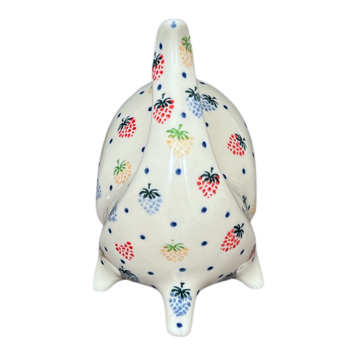 Scrubby Holder, Fish Shaped, 6.75" in "Mixed Berries" by Ceramika Artystyczna | AF28-1449X