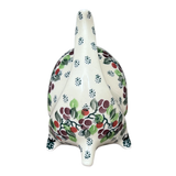 Scrubby Holder, Fish Shaped, 6.75" in "Sugar Plums" by Ceramika Artystyczna | AF28-2838Q