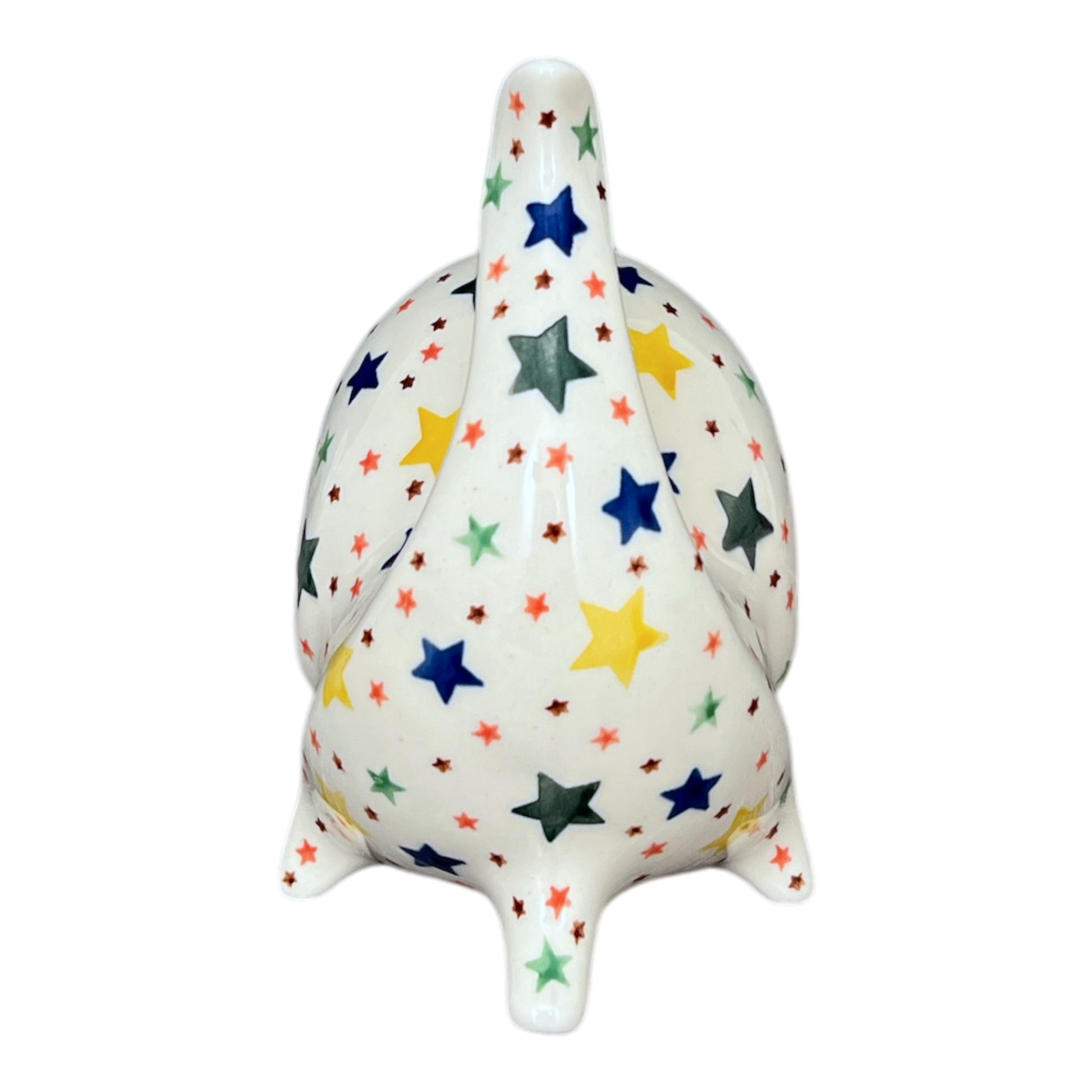 Scrubby Holder, Fish Shaped, 6.75" in "Star Shower" by Ceramika Artystyczna | AF28-359X