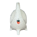 Scrubby Holder, Fish Shaped, 6.75" in "Strawberry Patch" by Ceramika Artystyczna | AF28-721X