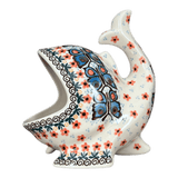 Scrubby Holder, Fish Shaped, 6.75" in "Butterfly Parade" by Ceramika Artystyczna | AF28-U1493