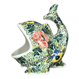 Scrubby Holder, Fish Shaped, 6.75" in "Tropical Love" by Ceramika Artystyczna | AF28-U4705