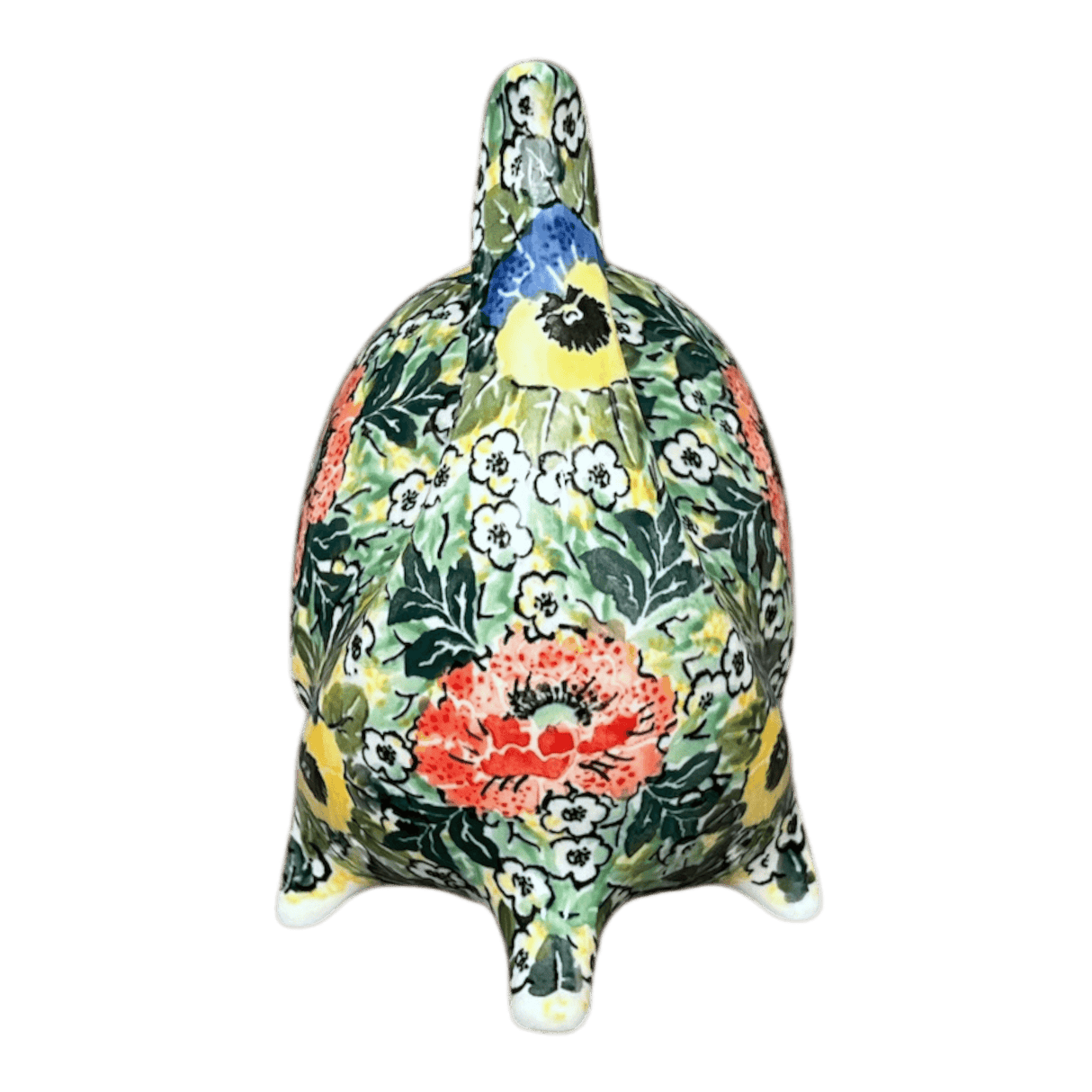 Scrubby Holder, Fish Shaped, 6.75" in "Tropical Love" by Ceramika Artystyczna | AF28-U4705