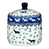 Bowl, Square, Sugar Bowl, 4" in "Wiener Dog Delight" by Ceramika Artystyczna | AF38-2151X