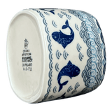 Bowl, Square, Sugar Bowl, 4" in "Koi Pond" by Ceramika Artystyczna | AF38-2372X