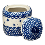 Bowl, Square, Sugar Bowl, 4" in "Starry Sea" by Ceramika Artystyczna | AF38-454C