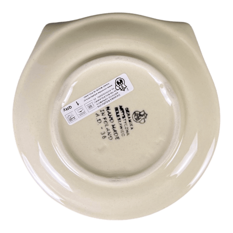 Cat Shaped Saucer, 5.75" in "Sunny Circle" by Ceramika Artystyczna | AH15-0215