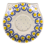 Cat Shaped Saucer, 5.75" in "Sunny Circle" by Ceramika Artystyczna | AH15-0215