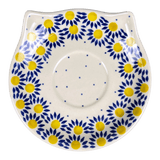 Saucer, Plate, Cat Shaped, 5.75" in "Sunny Circle" by Ceramika Artystyczna | AH15-0215