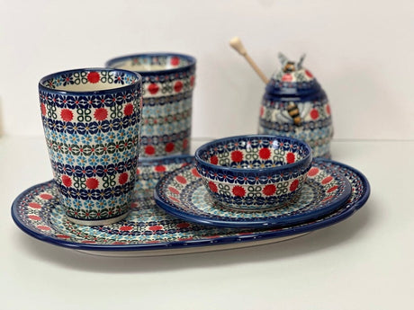 Bowl, Round, 4.25" in "Pom-Pom Flower" by Andy | NDA84-30