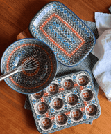Muffin Pan, 12 Cup Mini in "Zany Zinnia" by Andy | NDA169-35