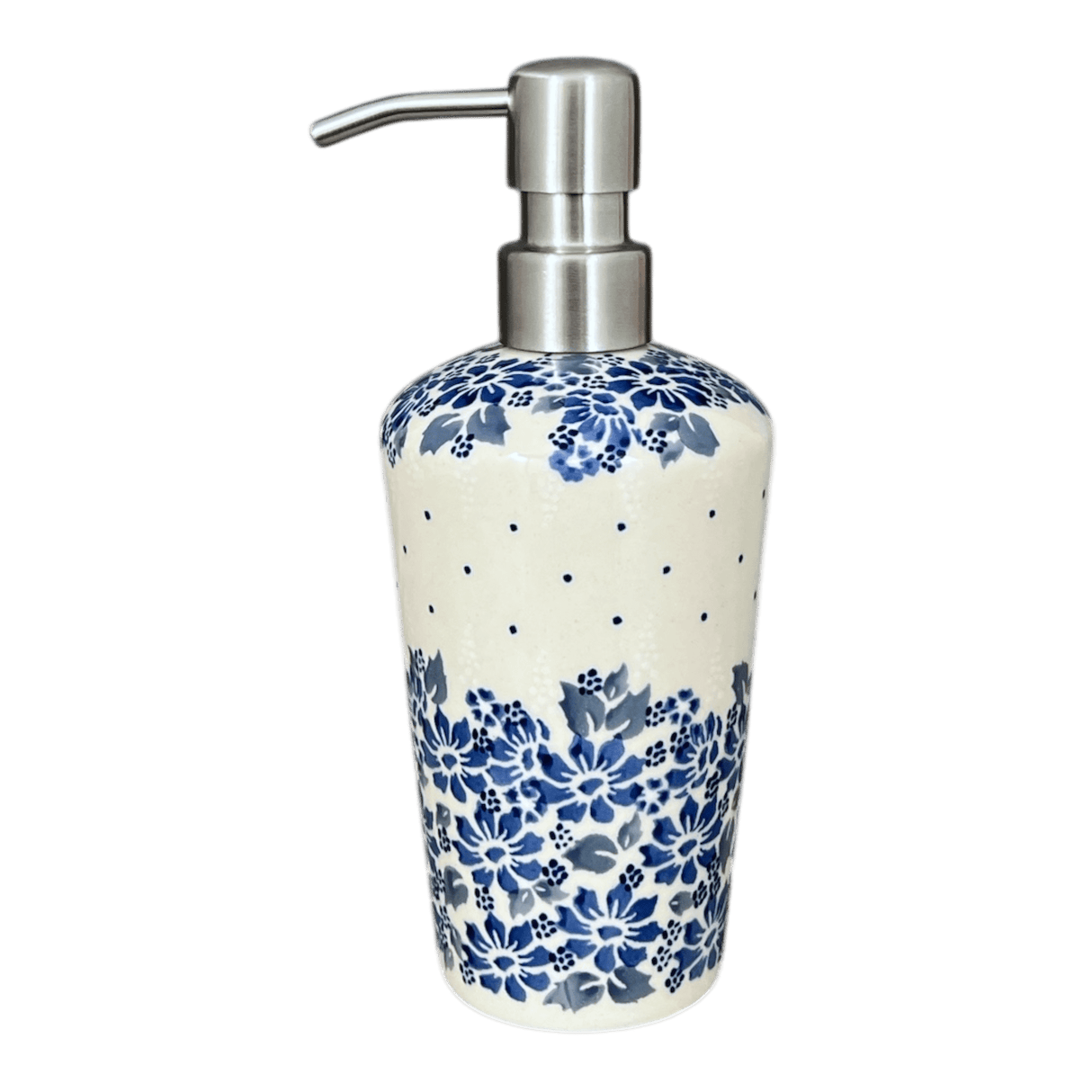 Soap Dispenser, 7" in "Winter Hibiscus" by Manufaktura | B009U-JZ42