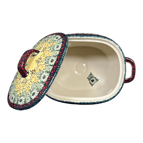 Pot, Stew Serving, Handles, 5" x 8" in "Sunshine Grotto" by Manufaktura | B021S-WK52