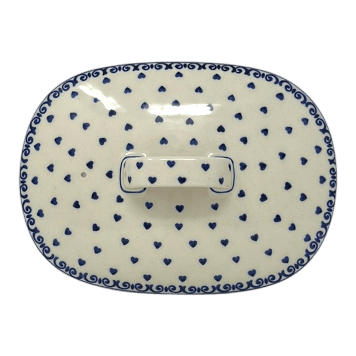 Pot, Stew Serving, Handles, 5" x 8" in "Heartfelt Blue" by Manufaktura | B021T-PS02