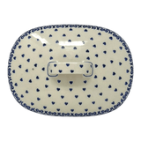 Pot, Stew Serving, Handles, 5" x 8" in "Heartfelt Blue" by Manufaktura | B021T-PS02