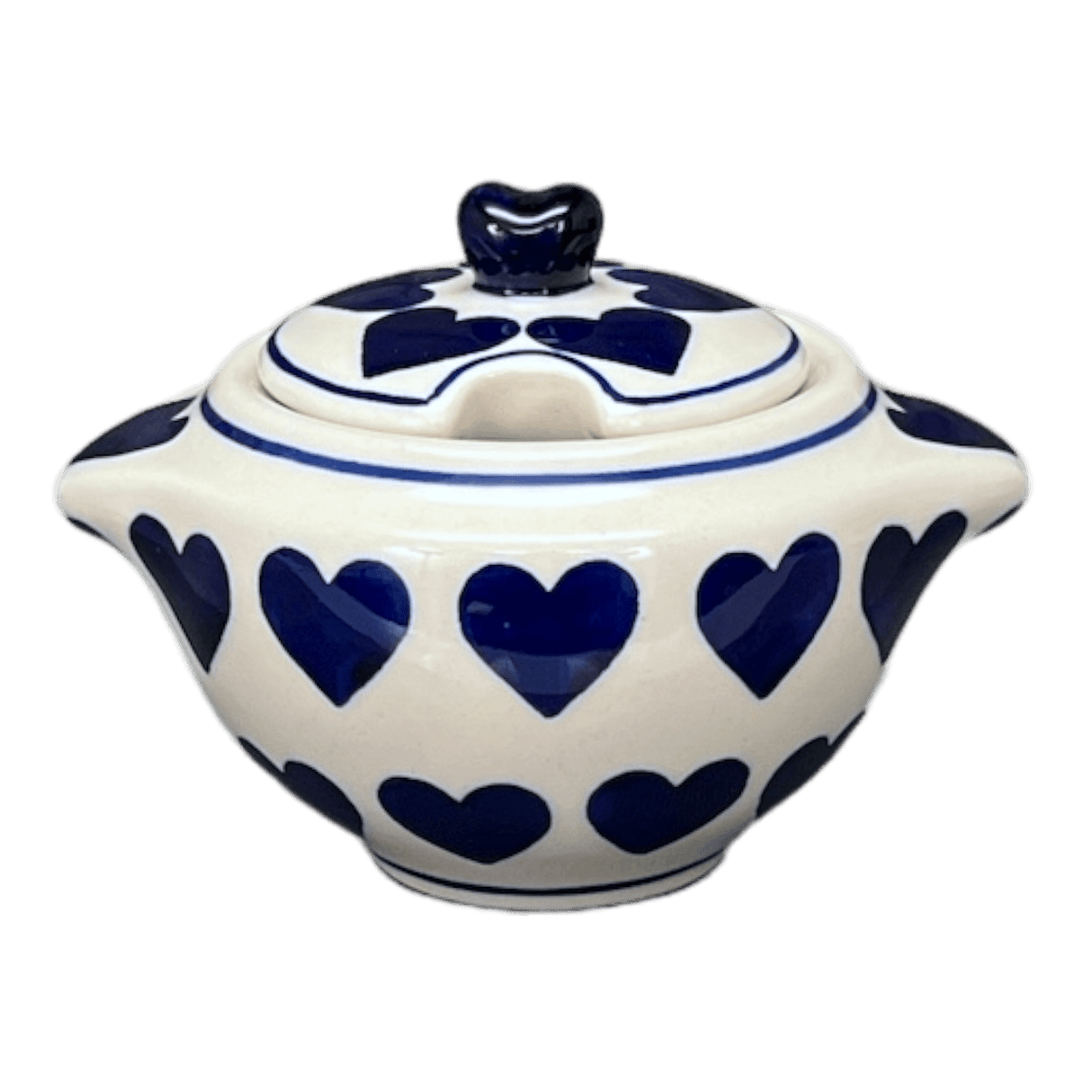 Bowl, Round, Sugar Bowl, 3" in "Whole Hearted" by Manufaktura | C003T-SEDU