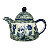Teapot, 0.9 Liter in "Bouncing Blue Blossoms" by Manufaktura | C005U-IM03