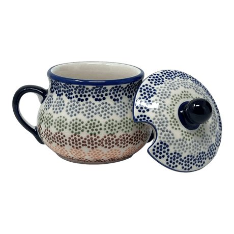 Bowl, Round, Sugar Bowl, 3.5" in "Speckled Rainbow" by Manufaktura | C015M-AS37