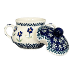 Bowl, Round, Sugar Bowl, 3.5" in "Forget Me Not" by Manufaktura | C015T-ASS