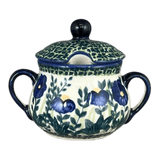 Bowl, Round, Sugar Bowl, 3.5" in "Bouncing Blue Blossoms" by Manufaktura | C015U-IM03
