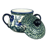 Bowl, Round, Sugar Bowl, 3.5" in "Bouncing Blue Blossoms" by Manufaktura | C015U-IM03