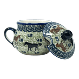 Bowl, Round, Sugar Bowl, 3.5" in "On the Range" by Manufaktura | C015U-INK2
