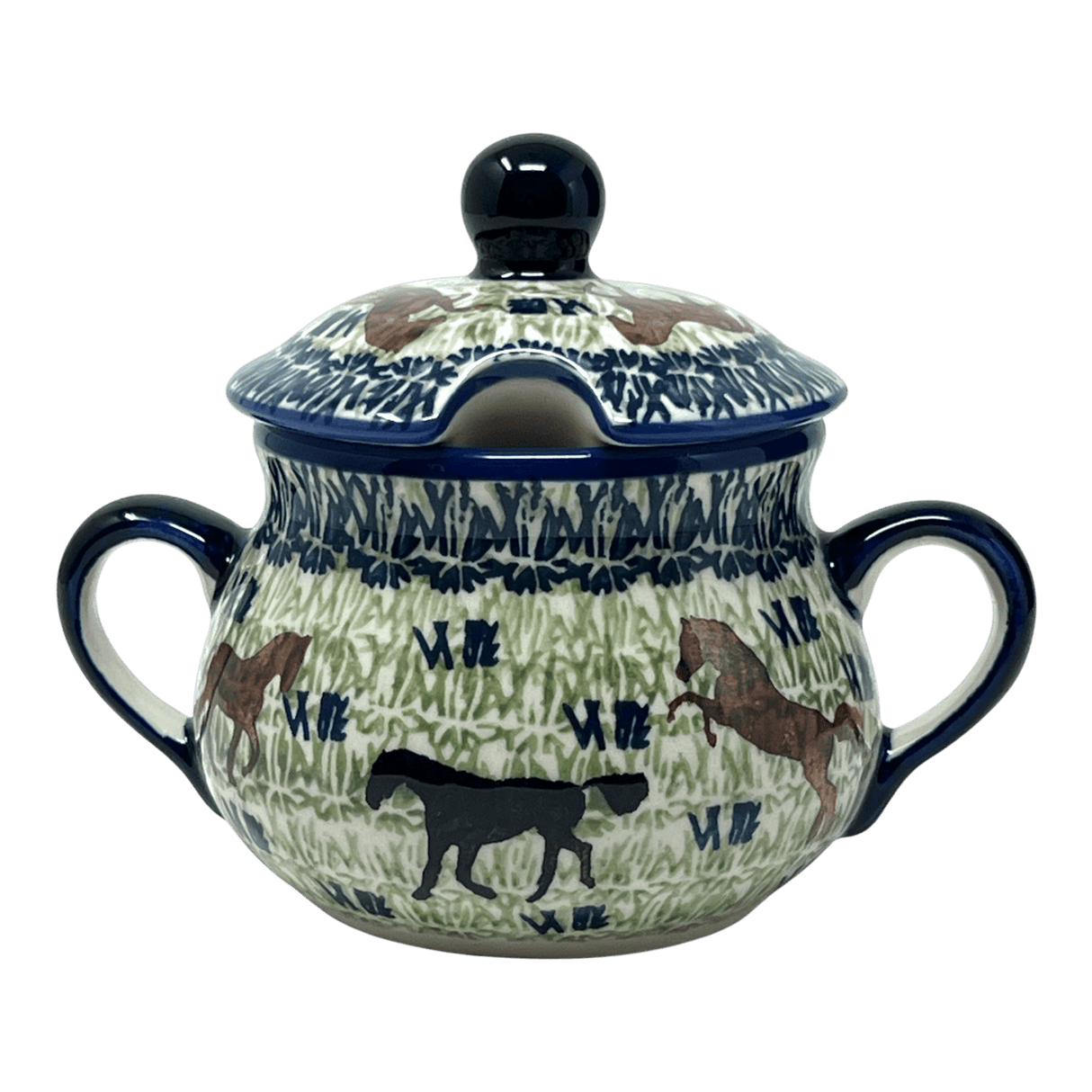 Bowl, Round, Sugar Bowl, 3.5" in "On the Range" by Manufaktura | C015U-INK2
