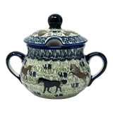 Bowl, Round, Sugar Bowl, 3.5" in "On the Range" by Manufaktura | C015U-INK2