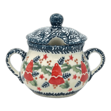 Bowl, Round, Sugar Bowl, 3.5" in "Evergreen Bells" by Manufaktura | C015U-PZDG