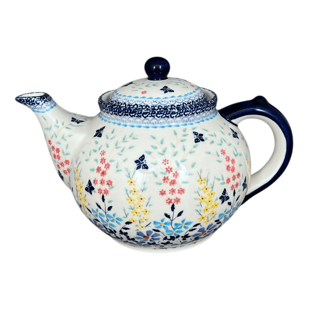 Teapot, 1.5 Liter in "Butterfly Bounty" by Manufaktura | C017S-WK76
