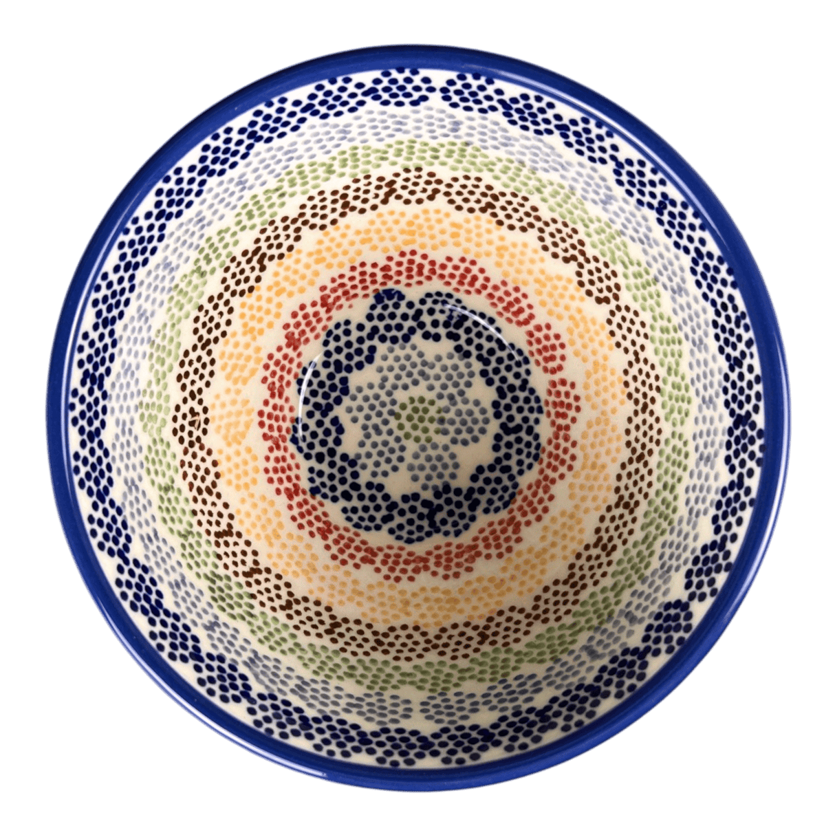 Bowl, Round, Fancy, 5.5" in "Speckled Rainbow" by Manufaktura | C018M-AS37