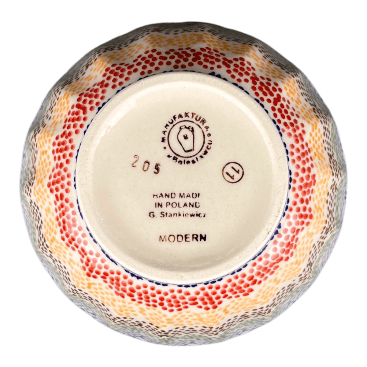 Bowl, Round, Fancy, 5.5" in "Speckled Rainbow" by Manufaktura | C018M-AS37
