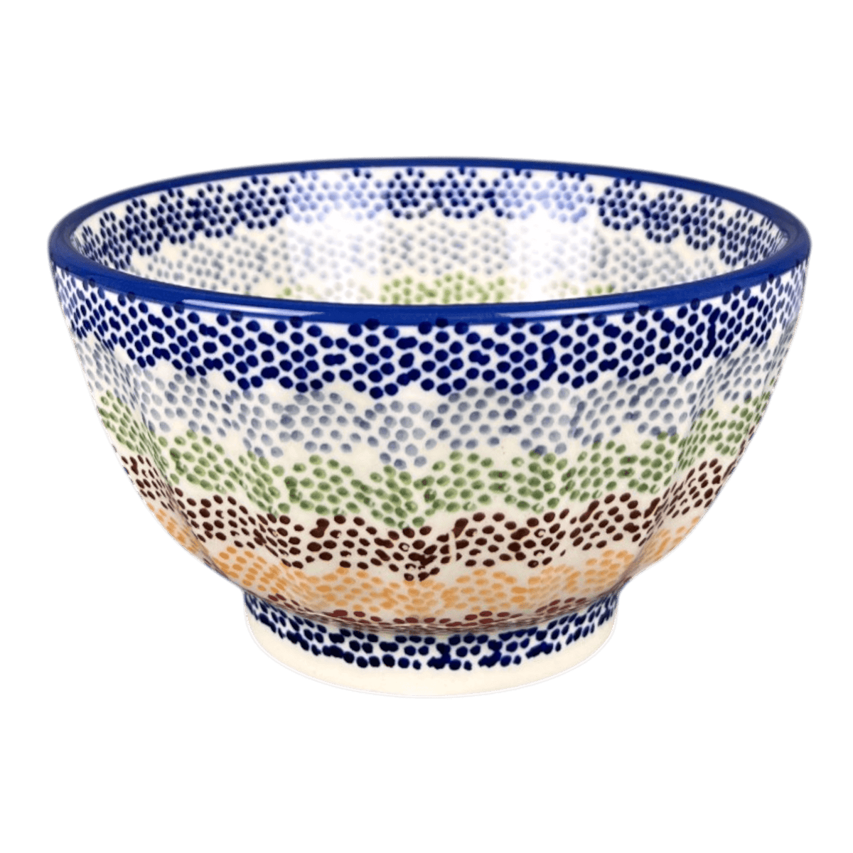 Bowl, Round, Fancy, 5.5" in "Speckled Rainbow" by Manufaktura | C018M-AS37