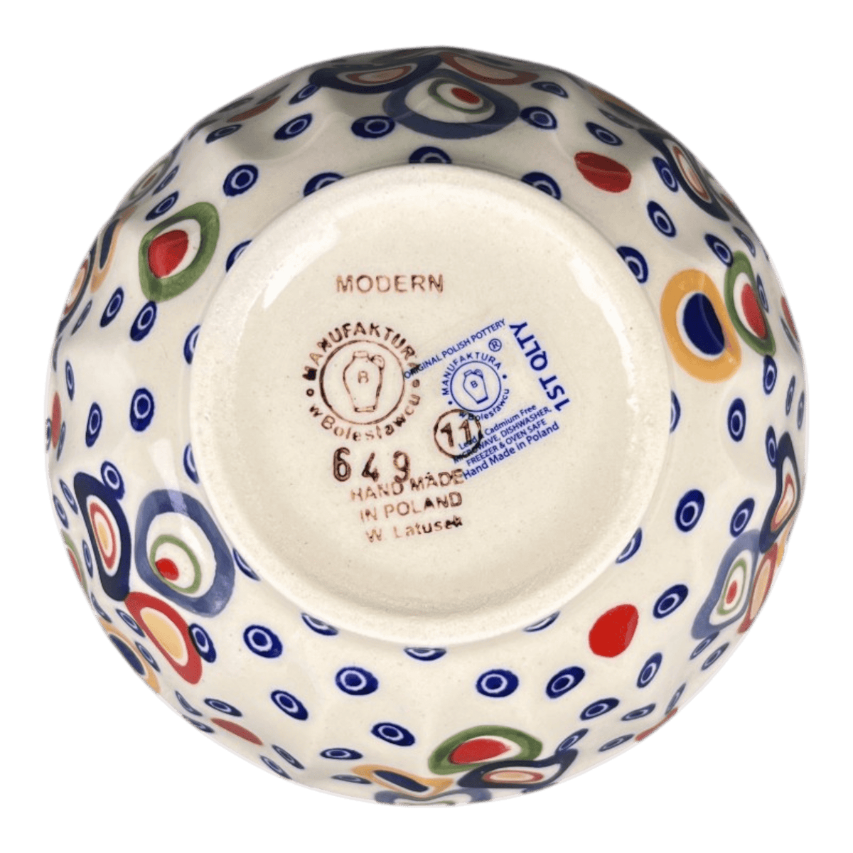 Bowl, Round, Fancy, 5.5" in "Bubble Machine" by Manufaktura | C018M-AS38
