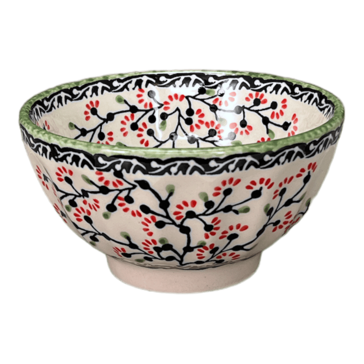 Bowl, Round, Fancy, 5.5" in "Cherry Blossoms" by Manufaktura | C018S-DPGJ